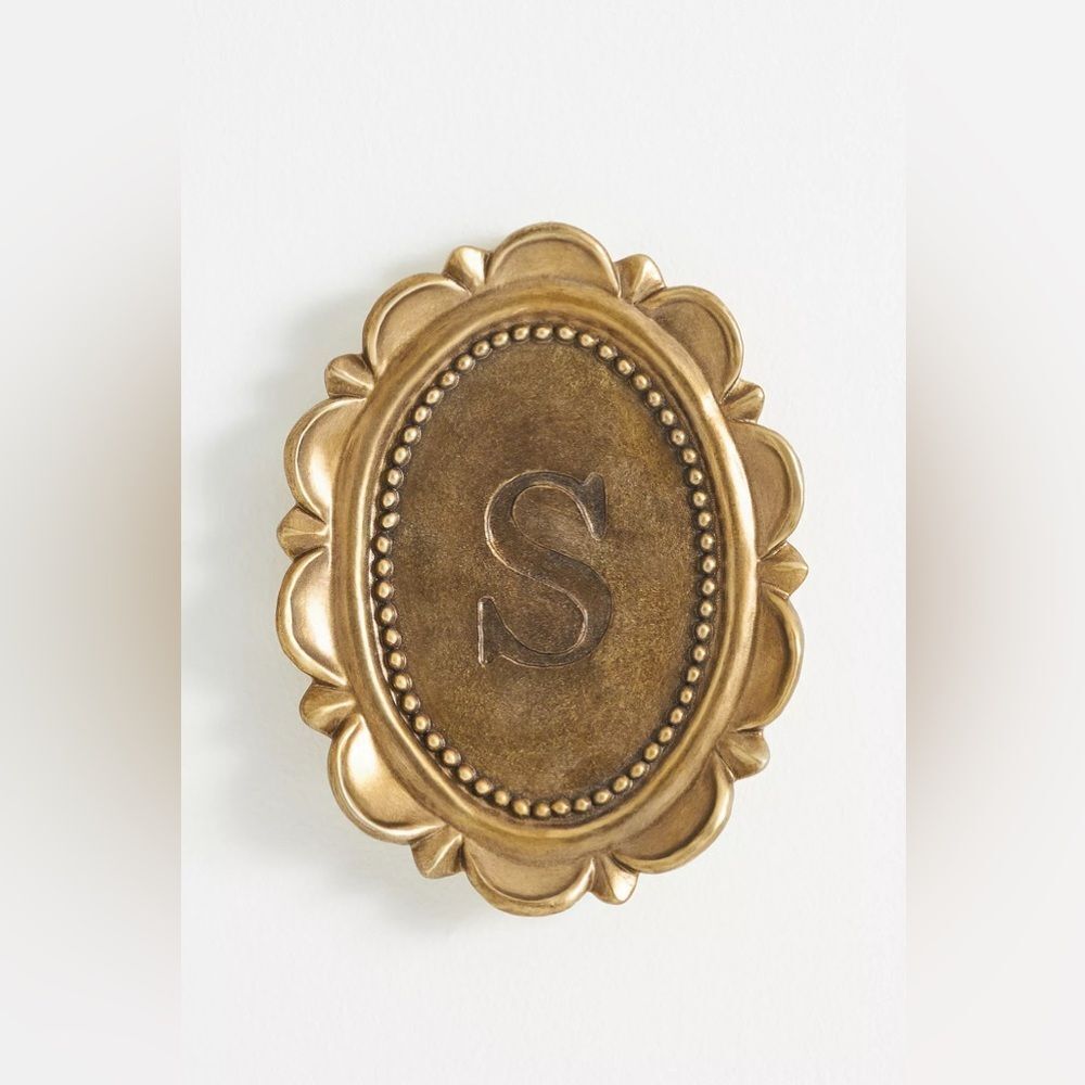 New Anthropologie Louisa Monogram Gallery Wall Charm